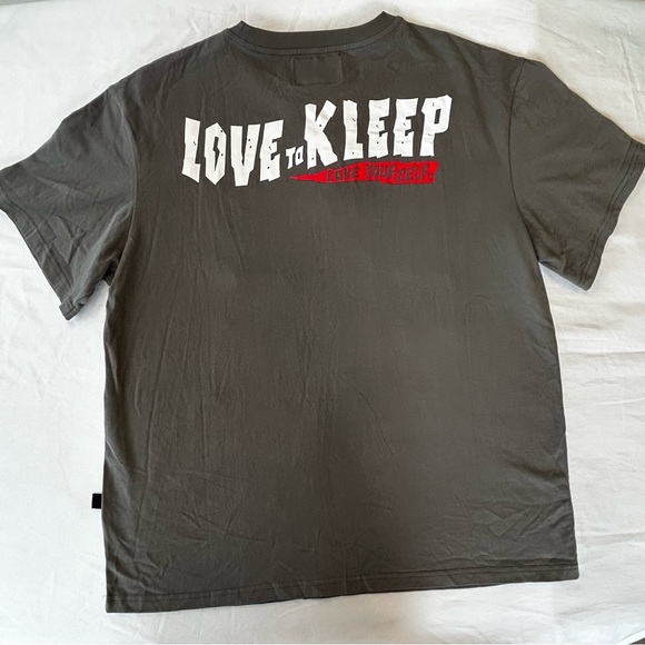 NWT Kleep DVSN Patched Embroidered Premium Cotton Love To Kleep T-Shirt Size 2XL - Picture 7 of 9